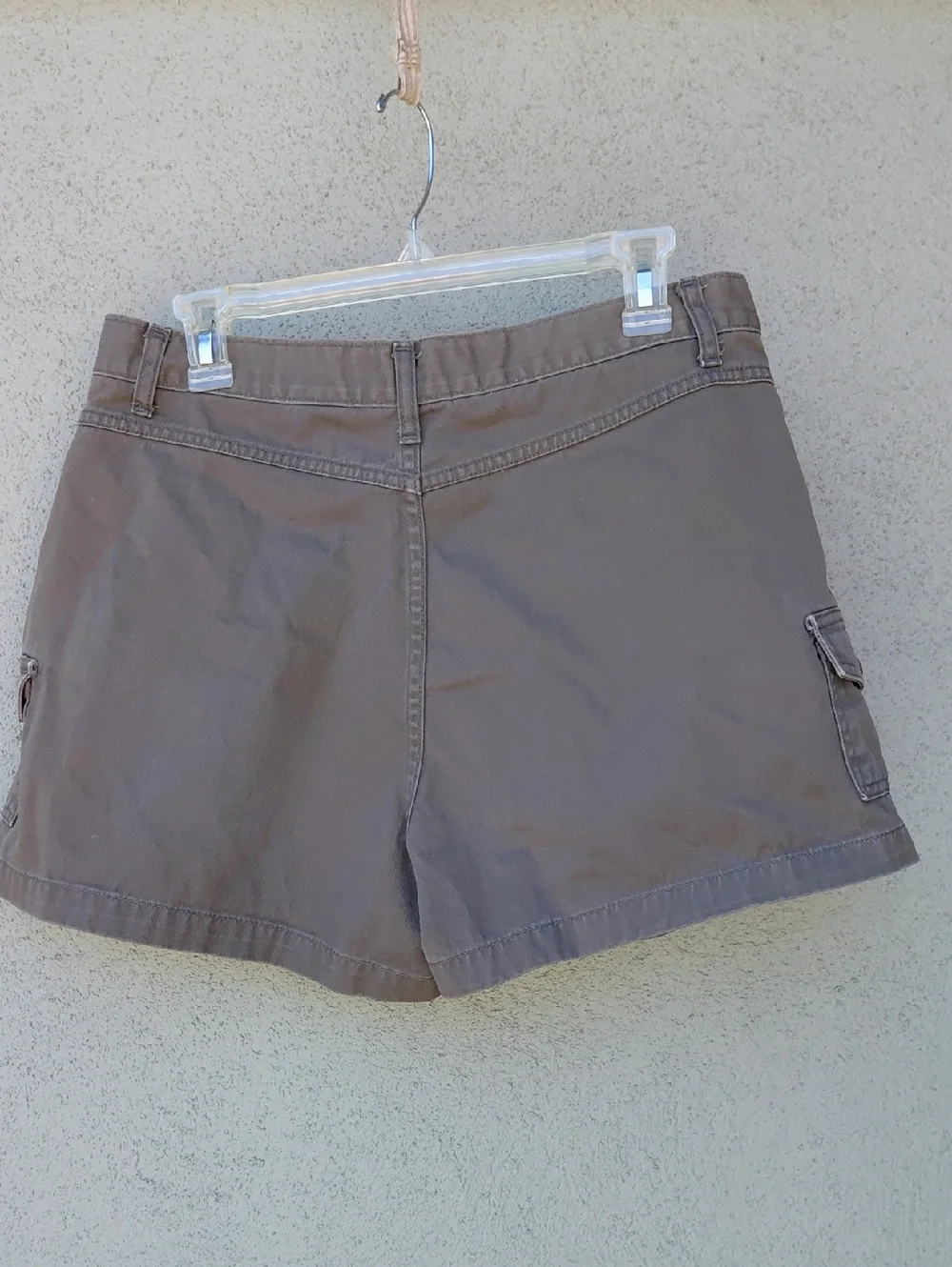Vintage 80s Olive High-rise Cargo Shorts Juniors 13